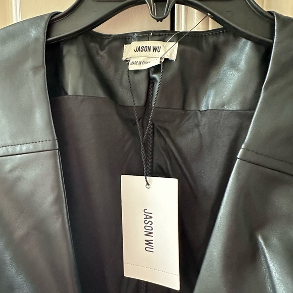 Jason Wu NEW Vegan Leather Dress medium - Picture 2 of 7